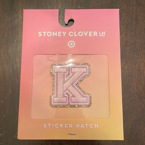Stoney Clover X Target letter “K” patch